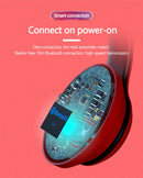 Lenovo hd200 fones de ouvido bluetooth over-ear dobrável computador sem fio canc