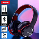 Lenovo hd200 fones de ouvido bluetooth over-ear dobrável computador sem fio canc