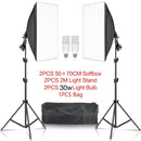 SH 50x70CM Fotografia Softbox Kits de iluminação Equipamento profissional de sis