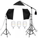 SH 50x70CM Fotografia Softbox Kits de iluminação Equipamento profissional de sis
