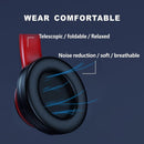 Lenovo hd200 fones de ouvido bluetooth over-ear dobrável computador sem fio canc