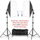 SH 50x70CM Fotografia Softbox Kits de iluminação Equipamento profissional de sis