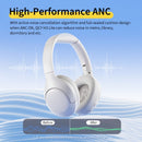 Qcy h3 lite anc fones de ouvido sem fio/com fio bluetooth 5.3 dobrável sobre a o