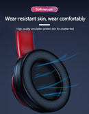 Lenovo hd200 fones de ouvido bluetooth over-ear dobrável computador sem fio canc