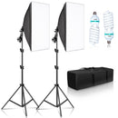 SH 50x70CM Fotografia Softbox Kits de iluminação Equipamento profissional de sis