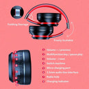 Lenovo hd200 fones de ouvido bluetooth over-ear dobrável computador sem fio canc